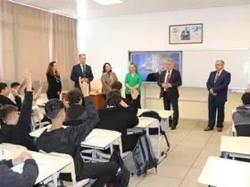 Bozüyük’te Kaymakam ve Milli Eğitim Müdüründen okul ziyaretleri

