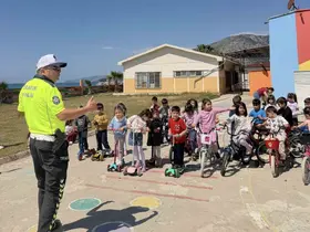 Bozyazı’da miniklere Trafik Haftası eğitimi
