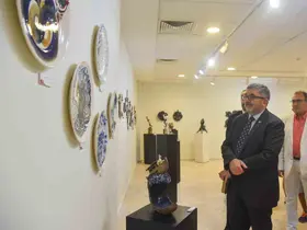 BŞEÜ’de yıl sonu öğrenci sergisi açıldı
