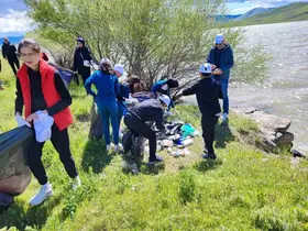 Bulanık Haçlı Gölü’nde doğa ve çevre bilinci etkinliği
