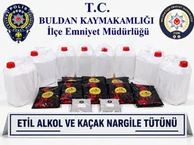 Buldan’da kaçak alkol ve tütün operasyonu düzenlendi
