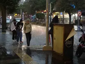 Burdur’da sağanak yağış
