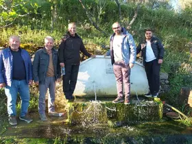 Burhaniye’de çeşmelerden fışkıran sular bereketli sezon umutlarını artırdı
