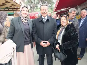 Burhaniye’de kadın muhtarlar bayramlaşma programına katıldı
