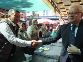 Burhaniye’de resmi bayramlaşma töreni
