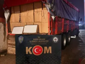 Bursa’da 4 milyonun üzerinde dolu makaron ele geçirildi
