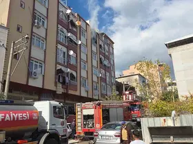 Bursa’da 6 katlı apartmanda yangın paniği
