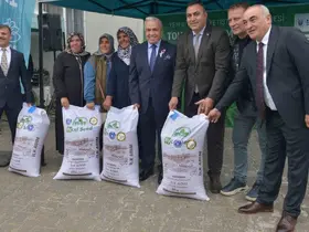 Bursa’da çiftçilere tohum desteği
