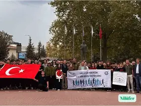 Bursa’da "Dünya yürüyüş günü" coşkusu
