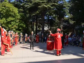 Bursa’da hastalar mehter takımı ile moral buldu
