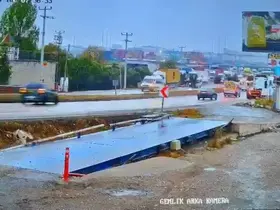 Bursa’da yaşanan kaza güvenlik kamerasında
