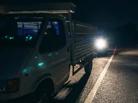 Çalınan kamyonet terk edilmiş halde bulundu
