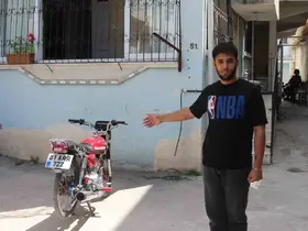 Çalınan motosikletinin peşine düştü, hırsızlara yetişemedi
