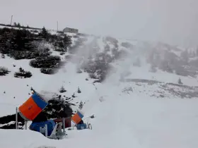 Çambaşı Kayak Merkezi’nde yapay karlama sistemi ile sezon uzatılıyor
