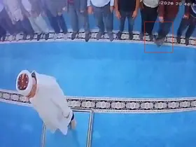 Camide kediyi tekmeleyen şahıs gözaltında, hayvan severler kediyi arıyor
