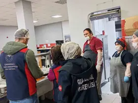 Çanakkale’de yurt yemekhanelerine eş zamanlı denetim
