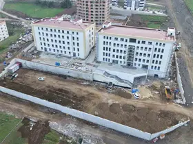 Canik Fen Lisesi inşaatında sona gelindi
