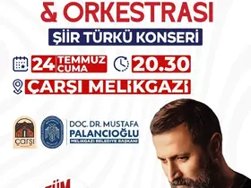 Çarşı Melikgazi’de şiir ve türkü sesleri yükselecek
