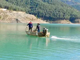Çay Barajı’nda kaçak avcılığa yönelik denetim
