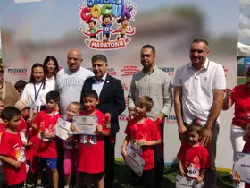 Çekmeköy’de çocukların maraton heyecanı

