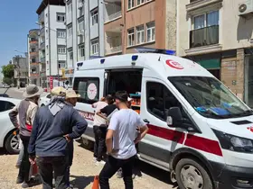Çelik halata elini sıkıştıran vinç operatörü yaralandı
