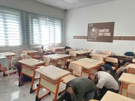 Çelikhan’da gerçeğini aratmayan deprem ve yangın tatbikatı
