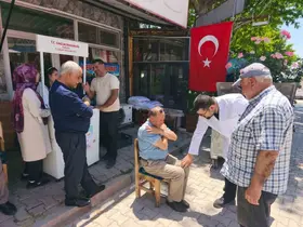 Çemişgezek’te vatandaşlara fiziksel sağlık taraması yapıldı
