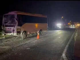 Çerkezköy’de iki servis aracı çarpıştı: 8 işçi yaralandı
