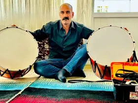 Çermik’te 40 yıldır baba mesleği davul imalatı yapıyor
