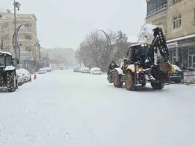 Çermik’te kar esareti
