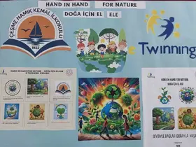 Çeşmeli öğrenciler, doğa dostu ’eTwinning’ projesinde buluştu
