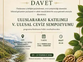 Cevizde verim ve kaliteyi artırmaya yönelik bilimsel çalışmalar Bahçesaray’da masaya yatırılacak
