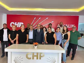 CHP Ayvalık’ta yeni yönetim görev dağılımını yaptı
