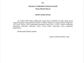 CHP’li Milletvekili Yazgan hakkında taciz iddiasıyla re’sen soruşturma başlatıldı
