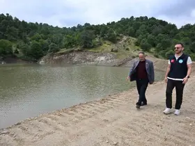 Çiftçinin su kaynağı yeniden hayat buldu
