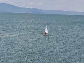 Çıldır Gölü’nde yelken keyfi
