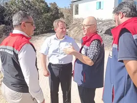 Çine’de yangın sonrası hasar tespit çalışmaları sürüyor
