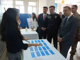 Cizre’de Bilim Fuarı yoğun ilgi gördü
