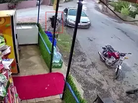 Çocuğun 3 metrelik kuyuya düştüğü korku dolu anlar kamerada
