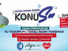 Çocuklar "su tasarrufu" konulu resimlerle yarışacak
