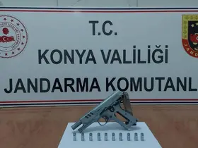 Çok sayıda silah ve silah parçası ele geçirildi: 1 kişi tutuklandı