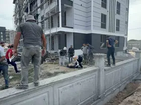 Çorlu’da 5. kattaki iskeleden düşen işçi hayatını kaybetti
