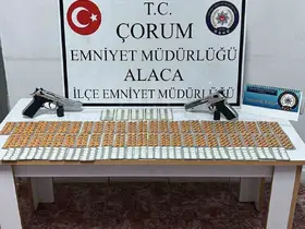 Çorum’da 756 adet sentetik ecza hapı ele geçirildi: 1 tutuklama
