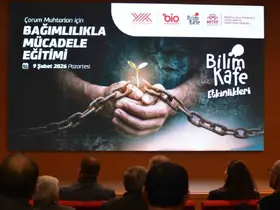 Çorum’da muhtarlara bağımlılıkla mücadele eğitimi

