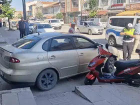 Çorum’da otomobil ile motosiklet çarpıştı: 2 yaralı
