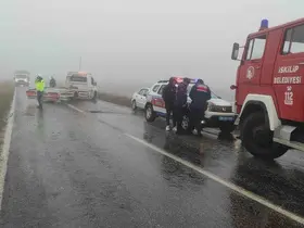 Çorum’da sis trafik kazasına sebep oldu: 5 yaralı
