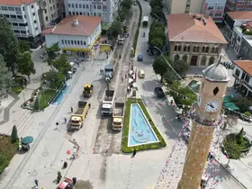 Çorum’un en işlek cadesi yenileniyor
