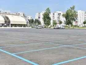 Cumartesi pazarına geçici yer
