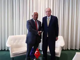 Cumhurbaşkanı Erdoğan, AB Konseyi Başkanı Costa’yı kabul etti
