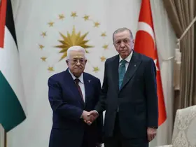 Cumhurbaşkanı Erdoğan, Filistin Devlet Başkanı Abbas ile görüştü
